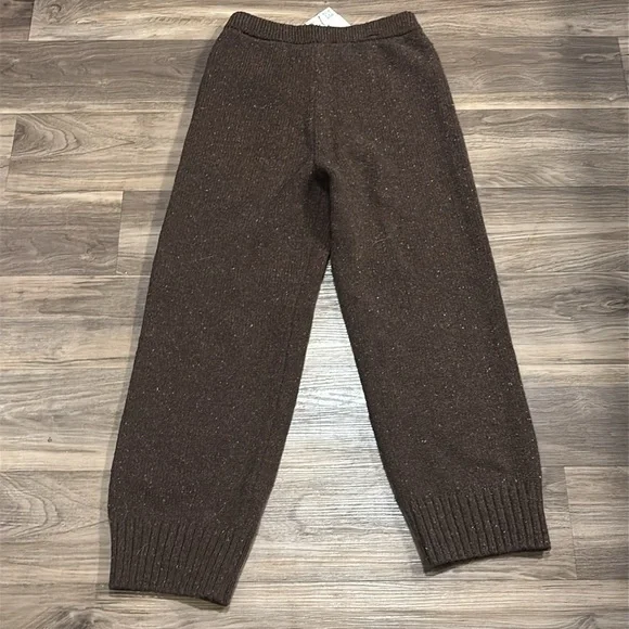 **NWT** Zara Straight Leg Knit Pants - Picture 6 of 7